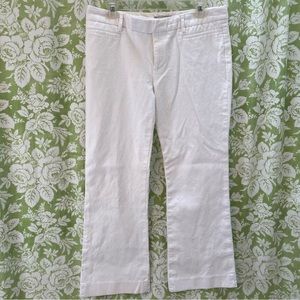 GAP White Bootcut Pants